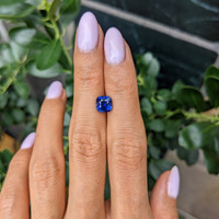 2.14 Ct. Blue Sapphire from Ceylon (Sri Lanka) Life Style