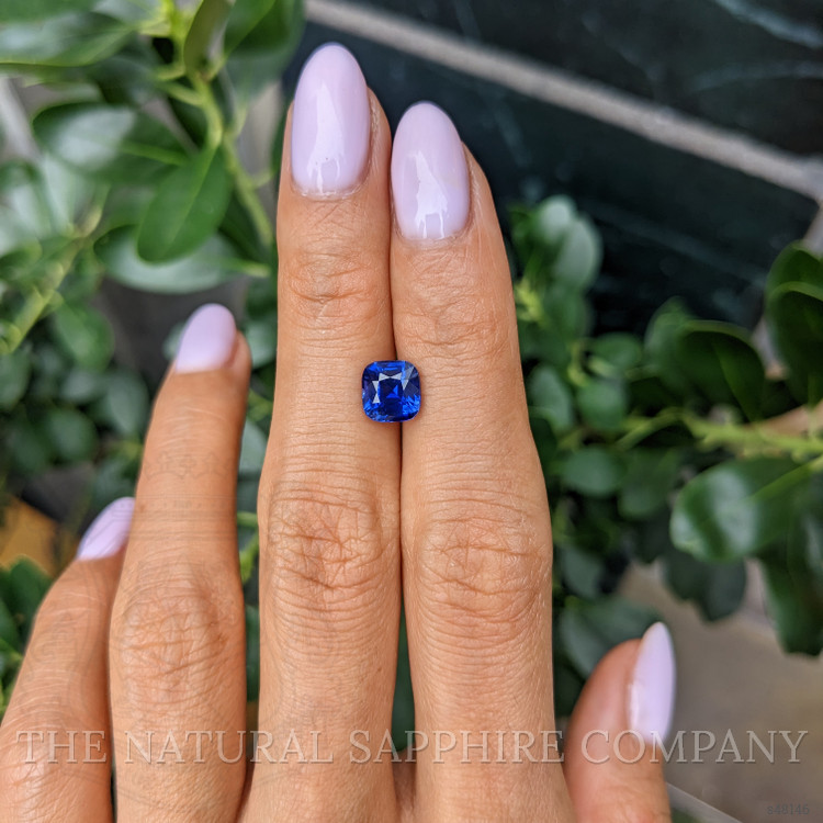 2.14 Ct. Blue Sapphire from Ceylon (Sri Lanka)
