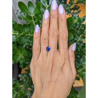 2.14 Ct. Blue Sapphire from Ceylon (Sri Lanka) Life Style