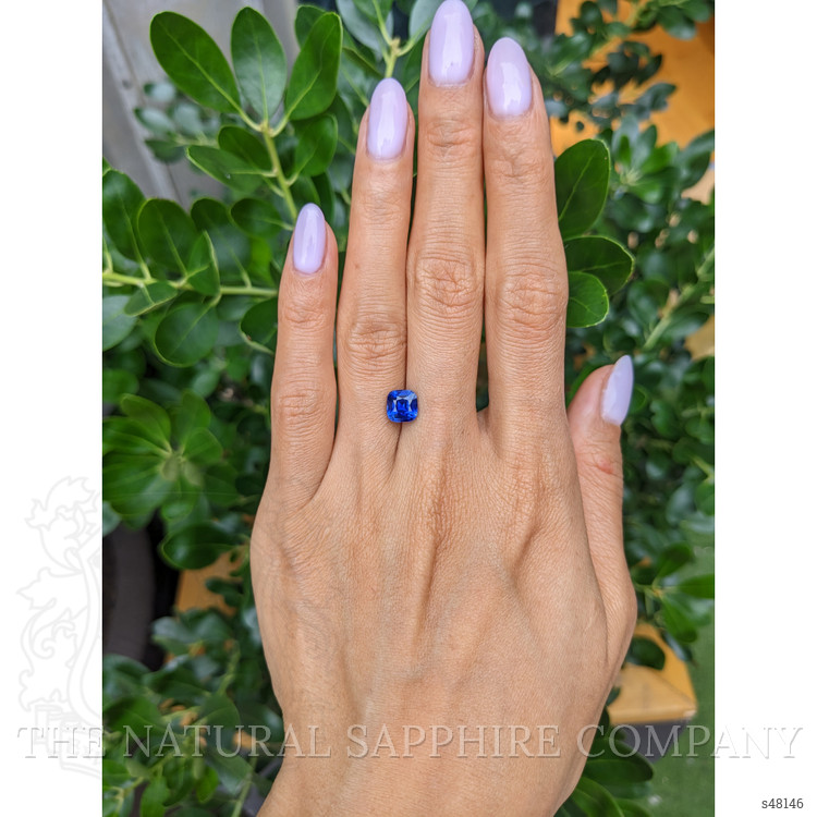 2.14 Ct. Blue Sapphire from Ceylon (Sri Lanka)