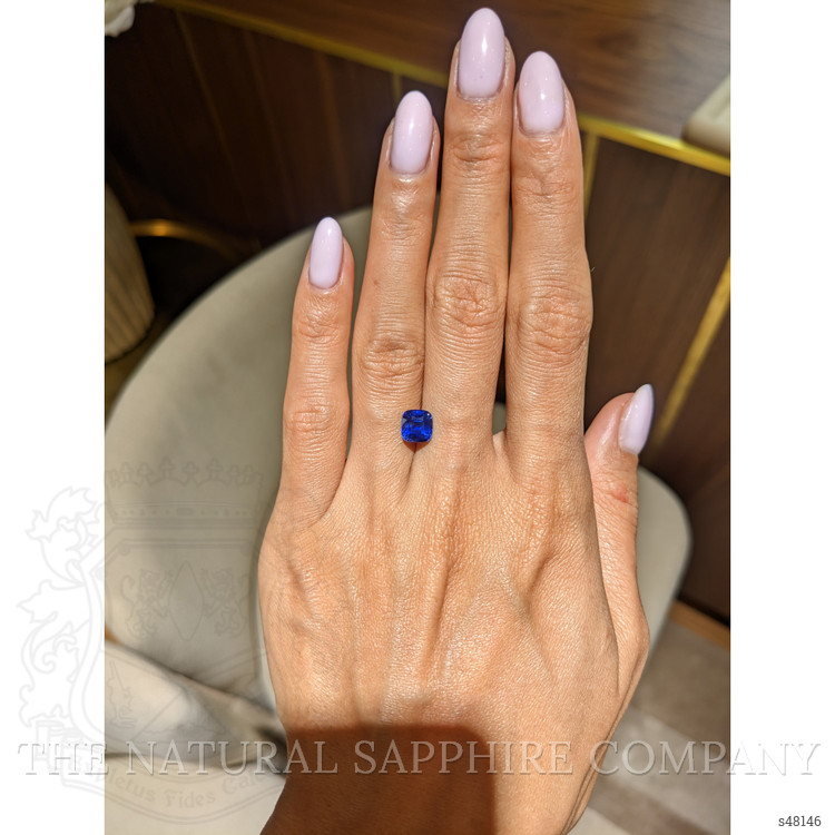 2.14 Ct. Blue Sapphire from Ceylon (Sri Lanka)