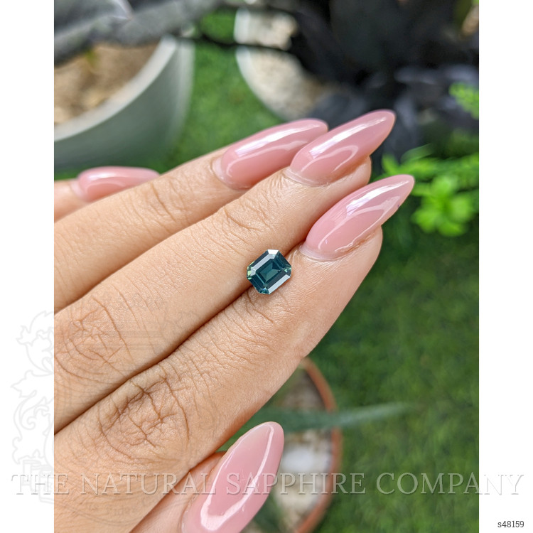 1.06 Ct. Bluish Green Sapphire from Madagascar