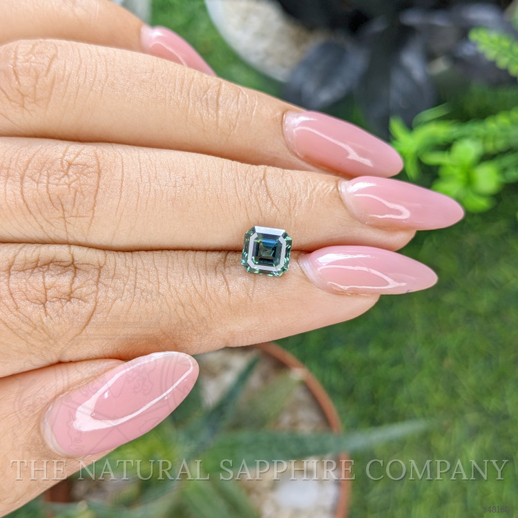 1.63 Ct. Bluish Green Sapphire from Madagascar
