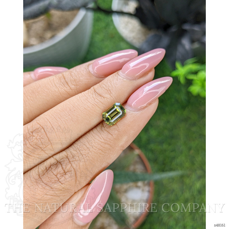 2.03 Ct. Yellowish Green Sapphire from Madagascar