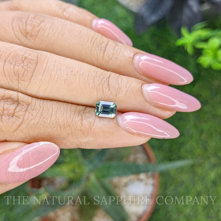 1.01 Ct. Bluish Green Sapphire from Madagascar
