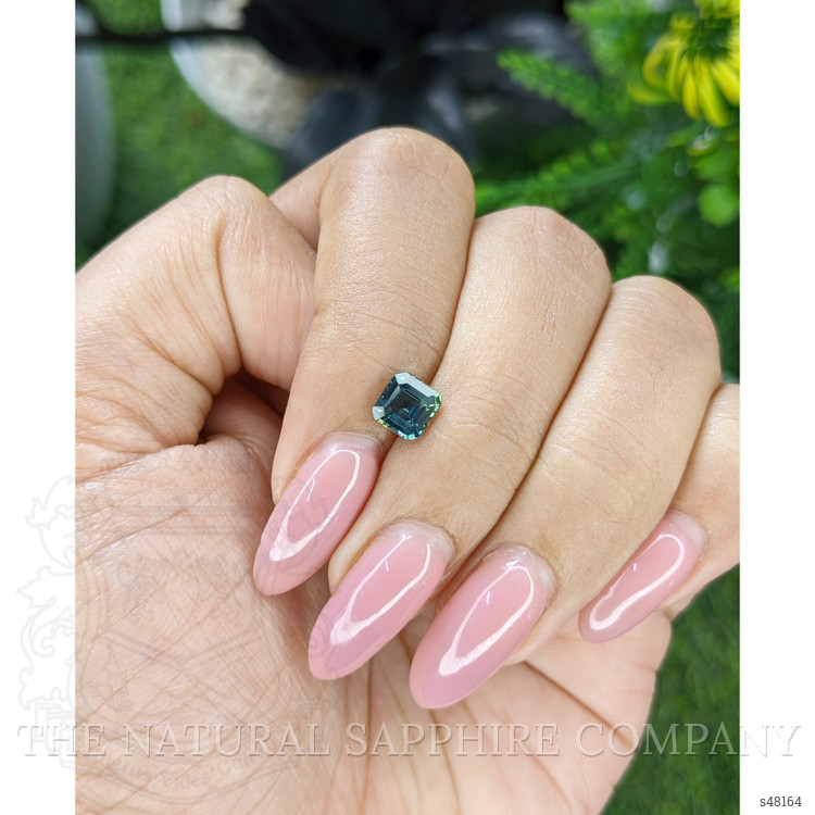 1.09 Ct. Bluish Green Sapphire from Madagascar