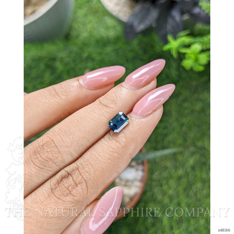 1.55 Ct. Greenish Blue Sapphire from Madagascar