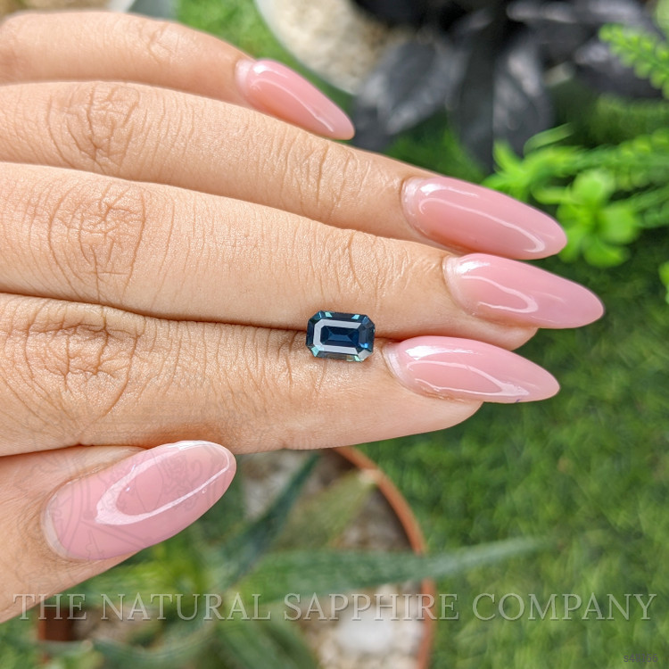 1.55 Ct. Greenish Blue Sapphire from Madagascar