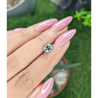 1.31 Ct. Bluish Green Sapphire from Madagascar Life Style