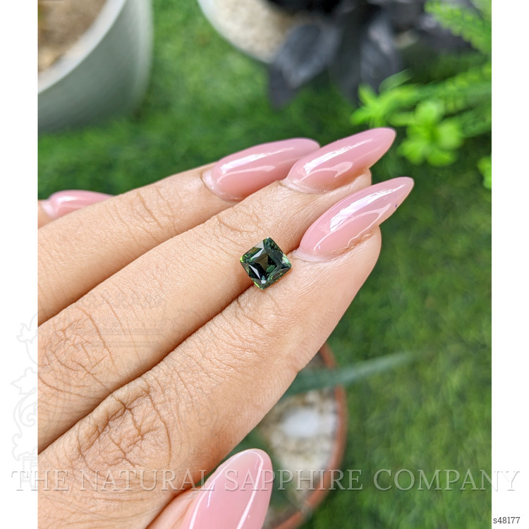 1.28 Ct. Bluish Green Sapphire from Australia
