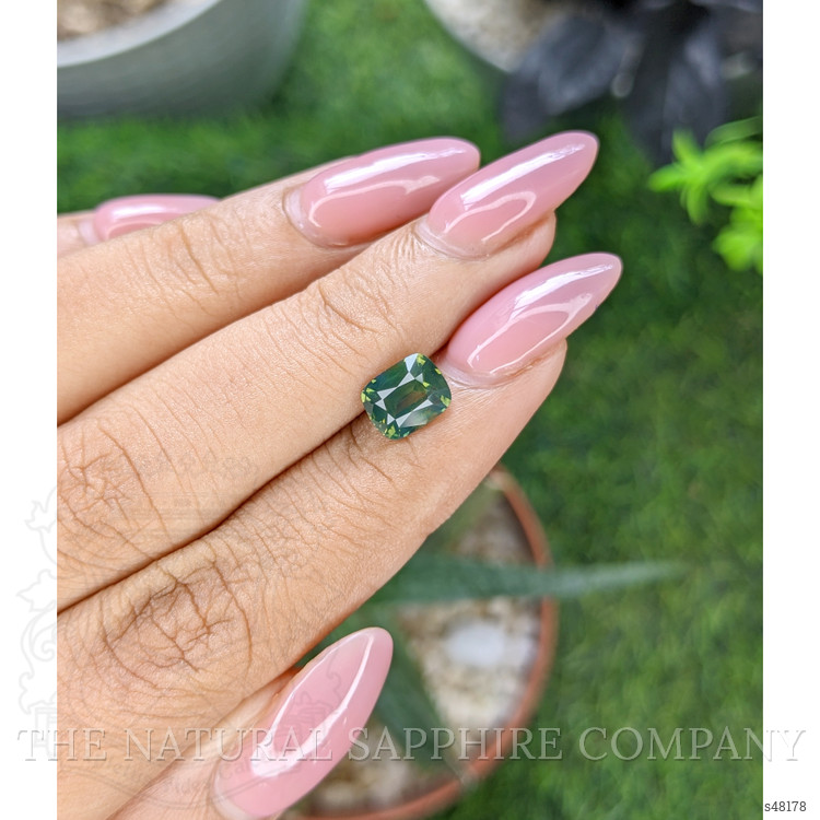 1.80 Ct. Bluish Green Sapphire from Australia