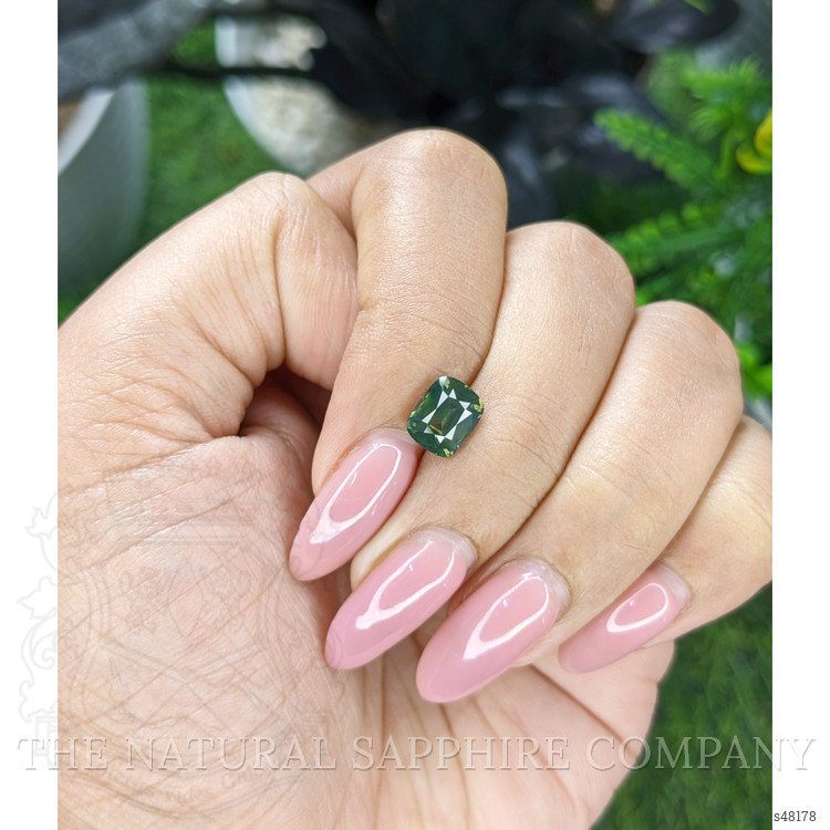 1.80 Ct. Bluish Green Sapphire from Australia