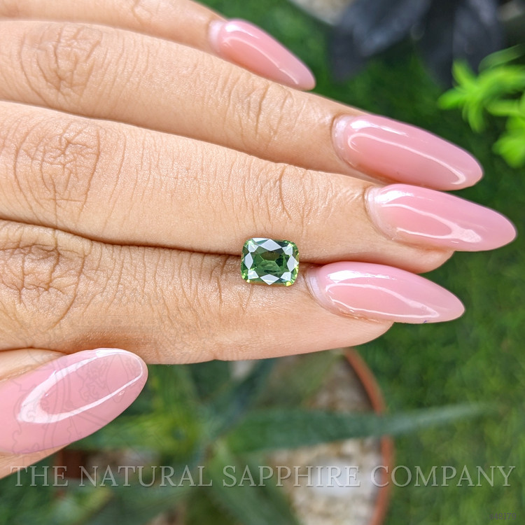 1.24 Ct. Bluish Green Sapphire from Madagascar