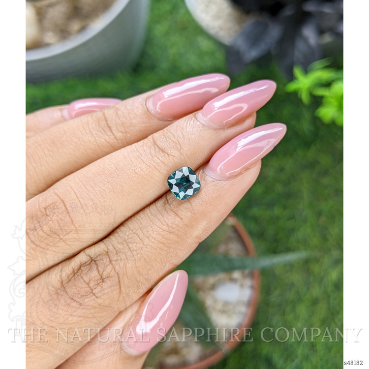 1.55 Ct. Greenish Blue Sapphire from Madagascar