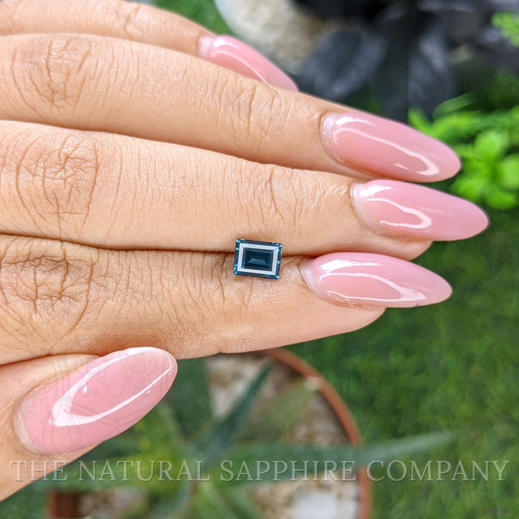 1.04 Ct. Greenish Blue Sapphire from Madagascar