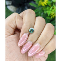 1.19 Ct. Bluish Green Sapphire from Madagascar Life Style
