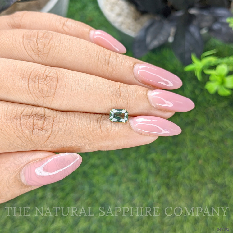1.05 Ct. Yellowish Green Sapphire from Madagascar