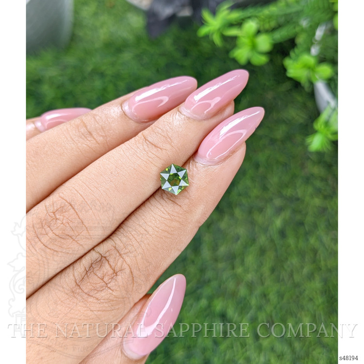 1.59 Ct. Yellowish Green Sapphire from Madagascar