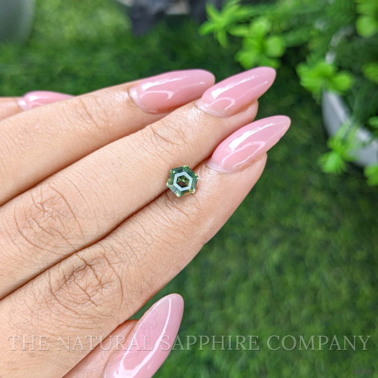 1.00 Ct. Bluish Green Sapphire from Madagascar