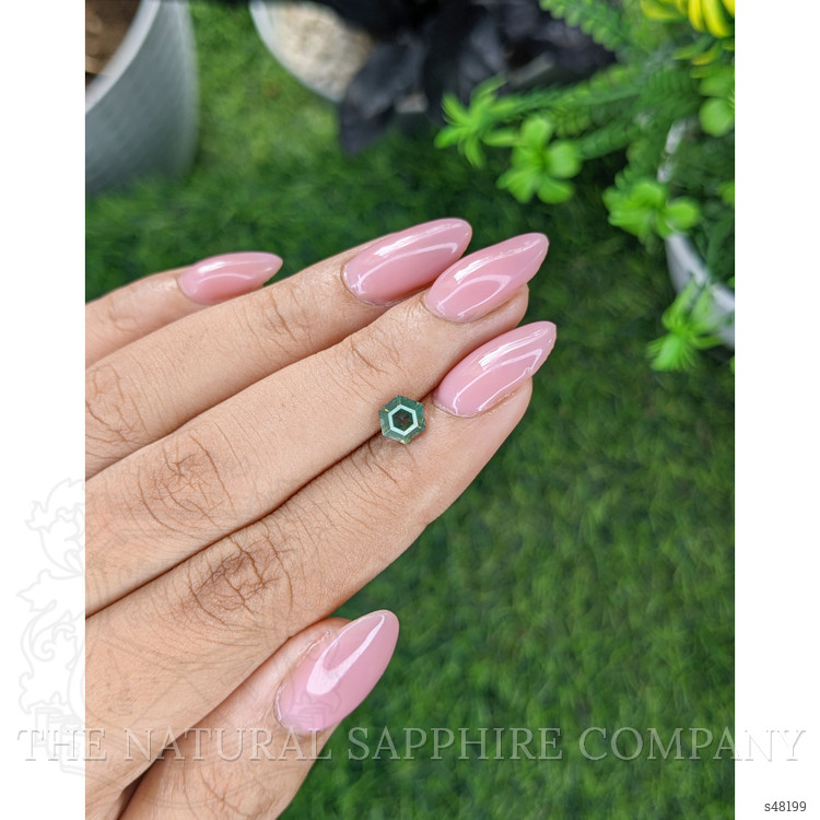 1.00 Ct. Yellowish Green Sapphire from Australia