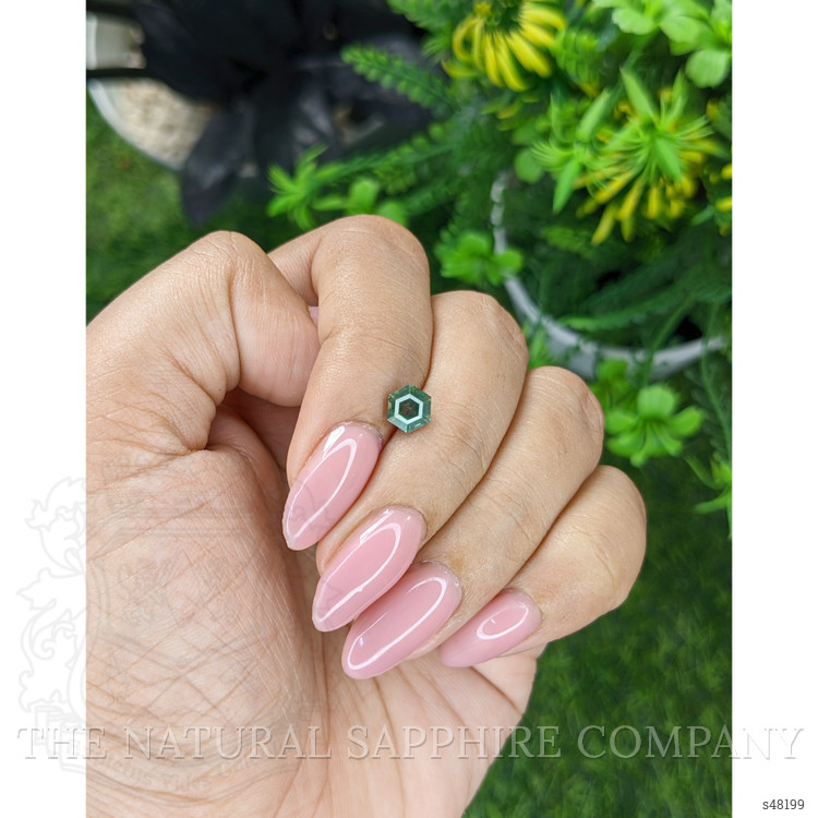 1.00 Ct. Yellowish Green Sapphire from Australia