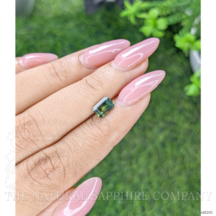1.12 Ct. Bluish Green Sapphire from Australia