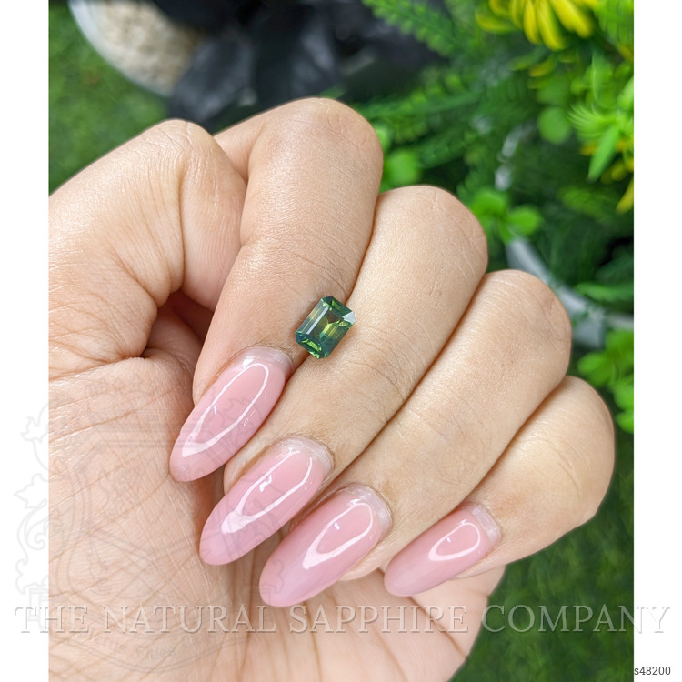 1.12 Ct. Bluish Green Sapphire from Australia