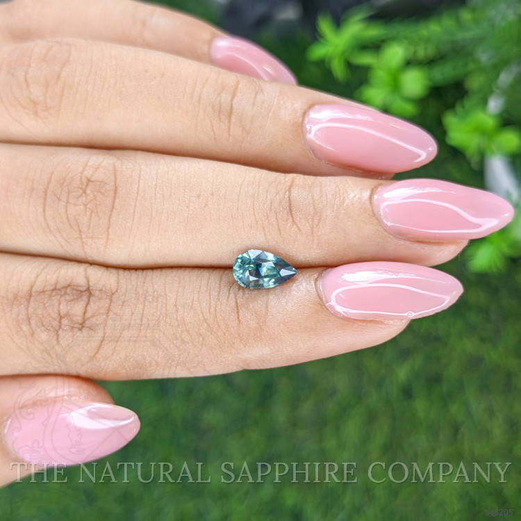 1.14 Ct. Greenish Blue Sapphire from Madagascar