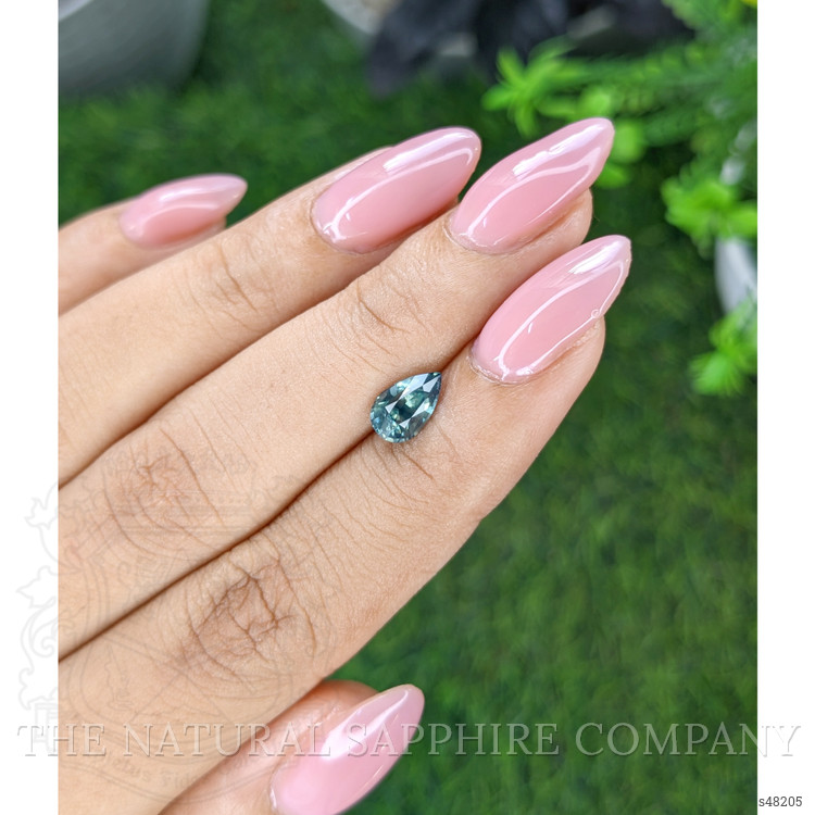 1.14 Ct. Greenish Blue Sapphire from Madagascar