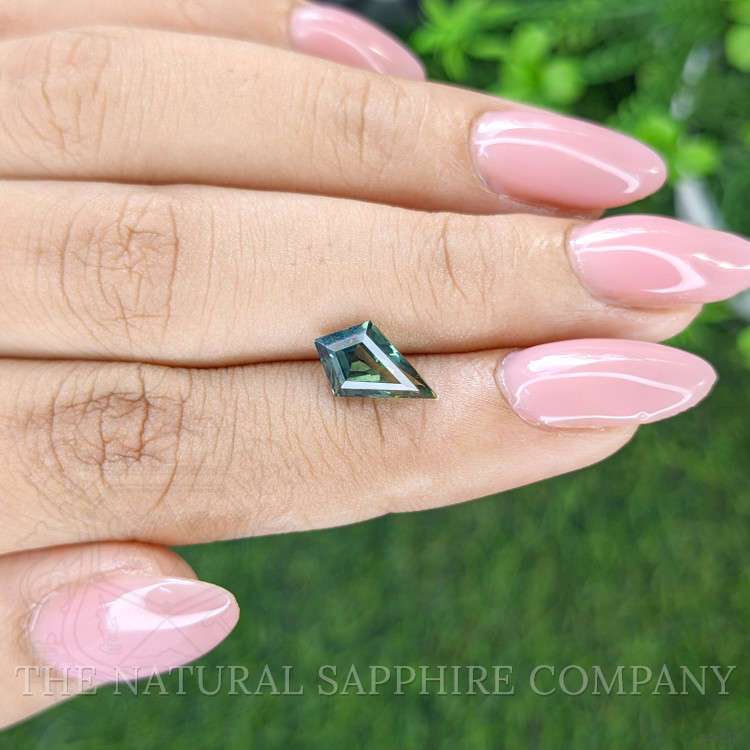 2.02 Ct. Bluish Green Sapphire from Madagascar