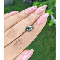 2.02 Ct. Bluish Green Sapphire from Madagascar Life Style