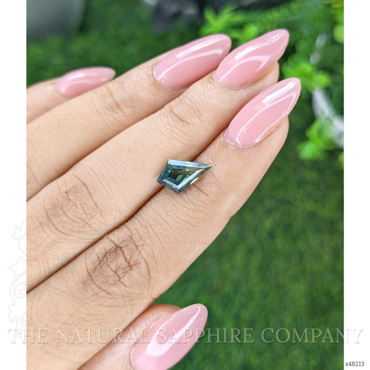2.02 Ct. Bluish Green Sapphire from Madagascar