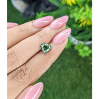 2.03 Ct. Green Sapphire from Madagascar Life Style