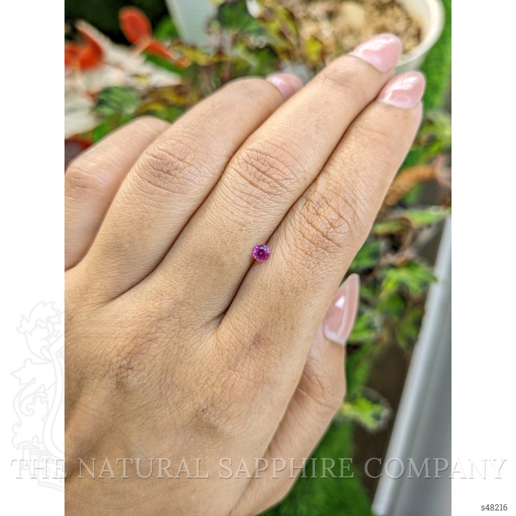 0.21 Ct. Pink Sapphire from Ceylon (Sri Lanka)