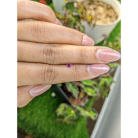0.21 Ct. Pink Sapphire from Ceylon (Sri Lanka) Life Style