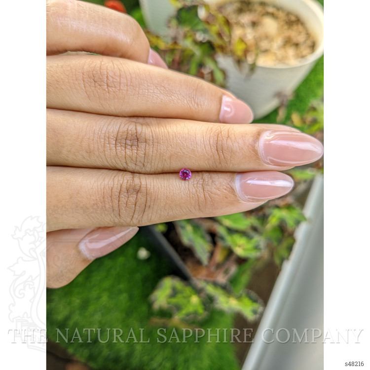 0.21 Ct. Pink Sapphire from Ceylon (Sri Lanka)
