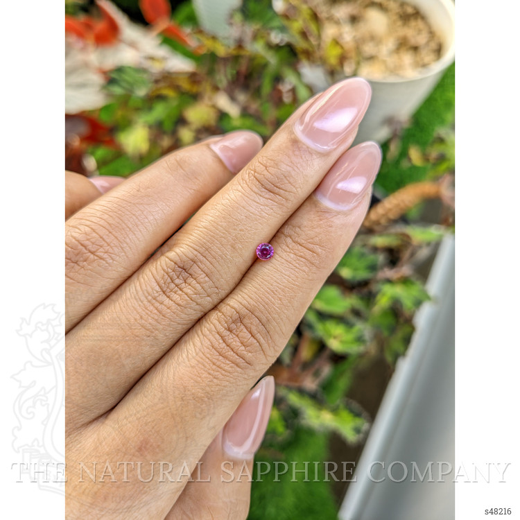 0.21 Ct. Pink Sapphire from Ceylon (Sri Lanka)