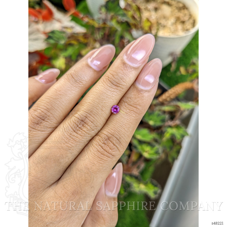 0.28 Ct. Purplish Pink Sapphire from Ceylon (Sri Lanka)