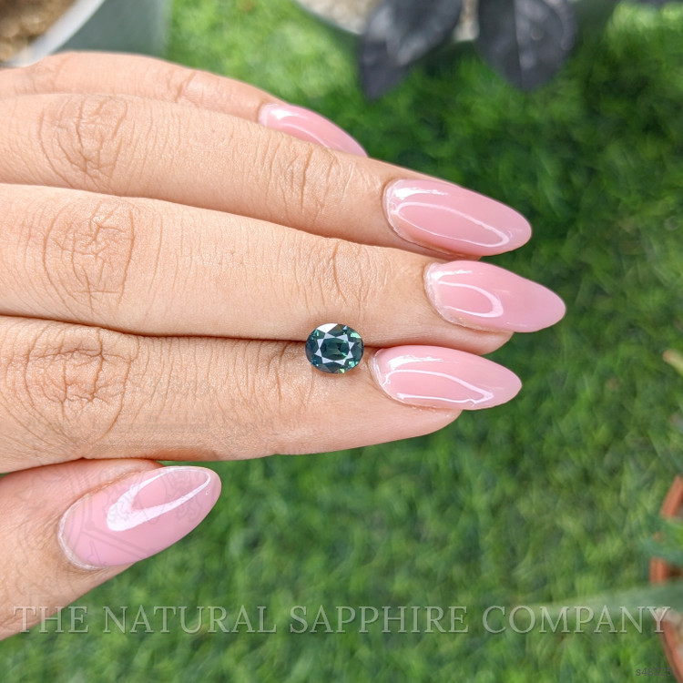 1.53 Ct. Bluish Green Sapphire from Madagascar