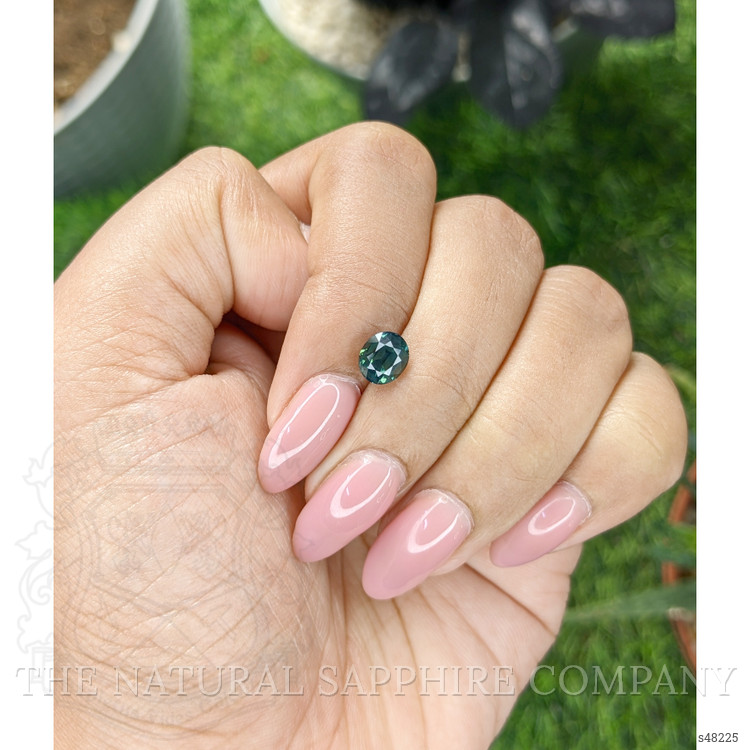 1.53 Ct. Bluish Green Sapphire from Madagascar