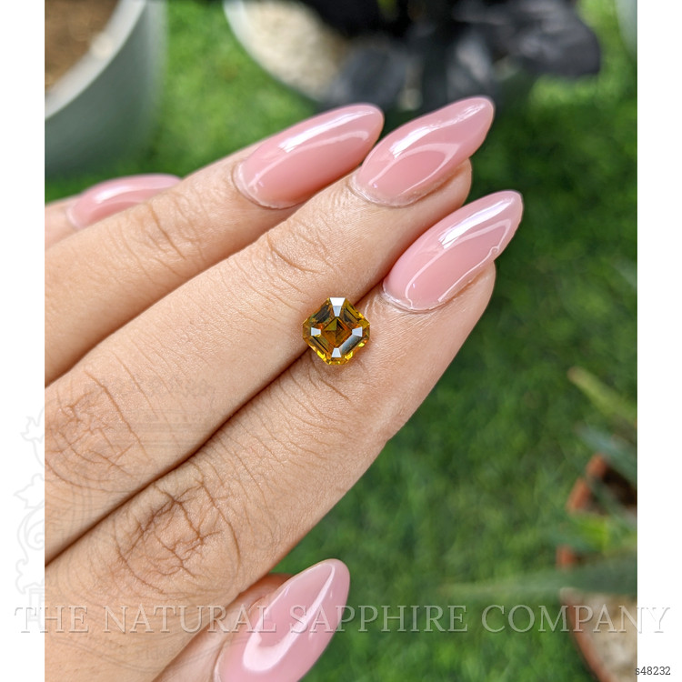 1.75 Ct. Greenish Yellow Sapphire from Madagascar