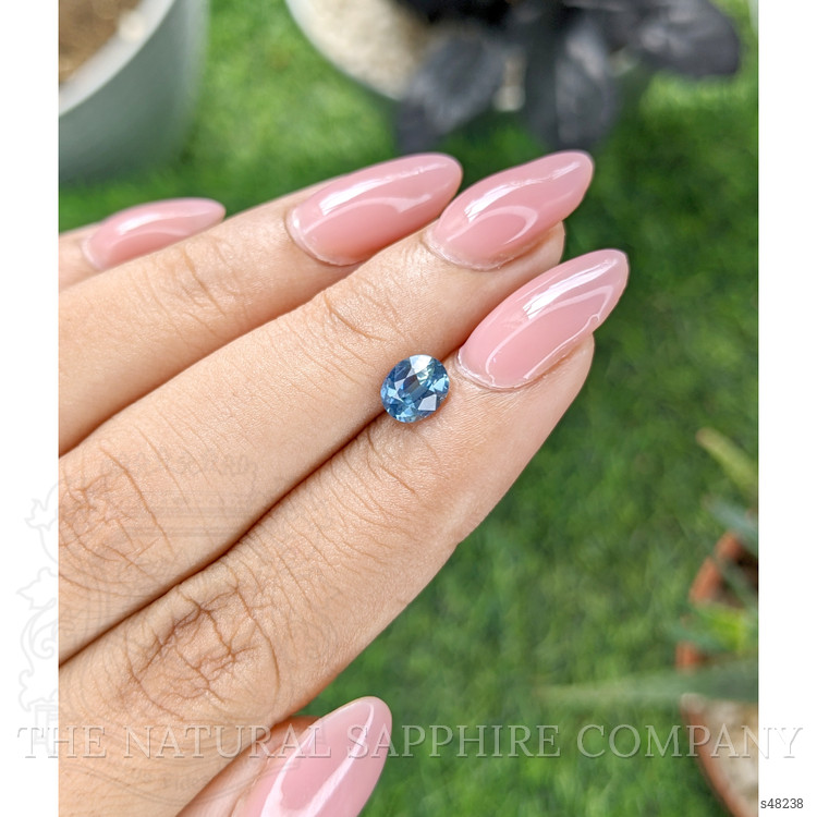 1.00 Ct. Greenish Blue Sapphire from Madagascar
