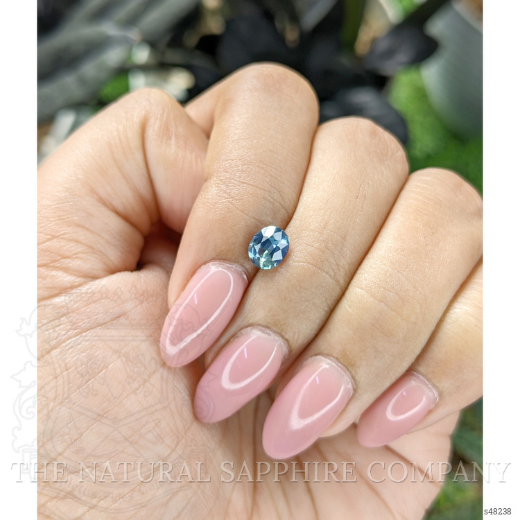 1.00 Ct. Greenish Blue Sapphire from Madagascar