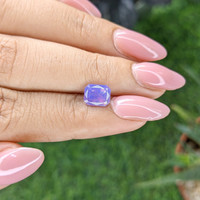 1.69 Ct. Pinkish Purple Sapphire from Madagascar Life Style