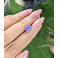 1.69 Ct. Pinkish Purple Sapphire from Madagascar Life Style