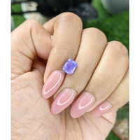 1.69 Ct. Pinkish Purple Sapphire from Madagascar Life Style