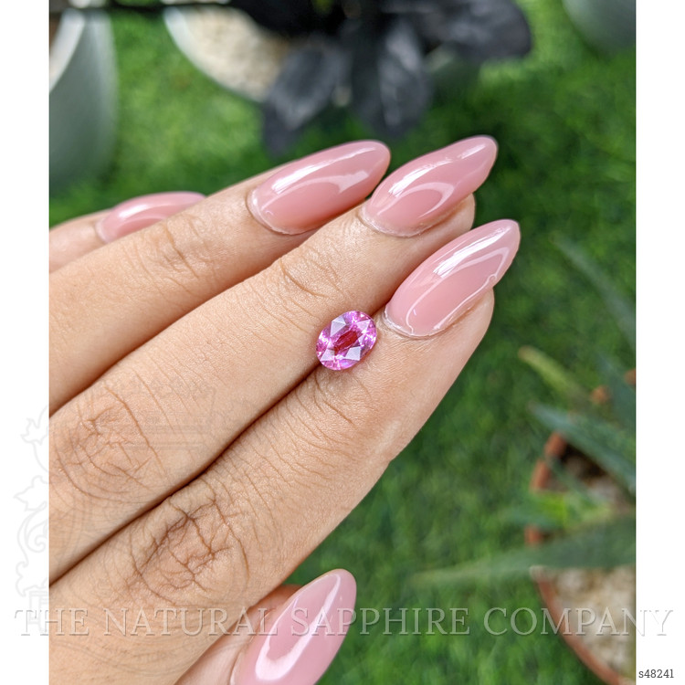 1.15 Ct. Purplish Pink Sapphire from Madagascar