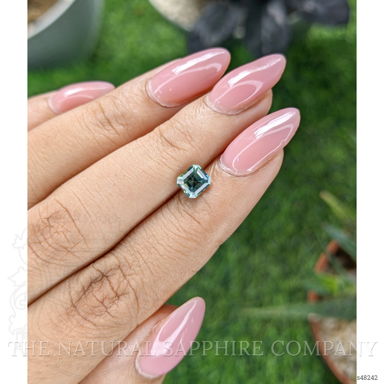 1.01 Ct. Bluish Green Sapphire from Madagascar