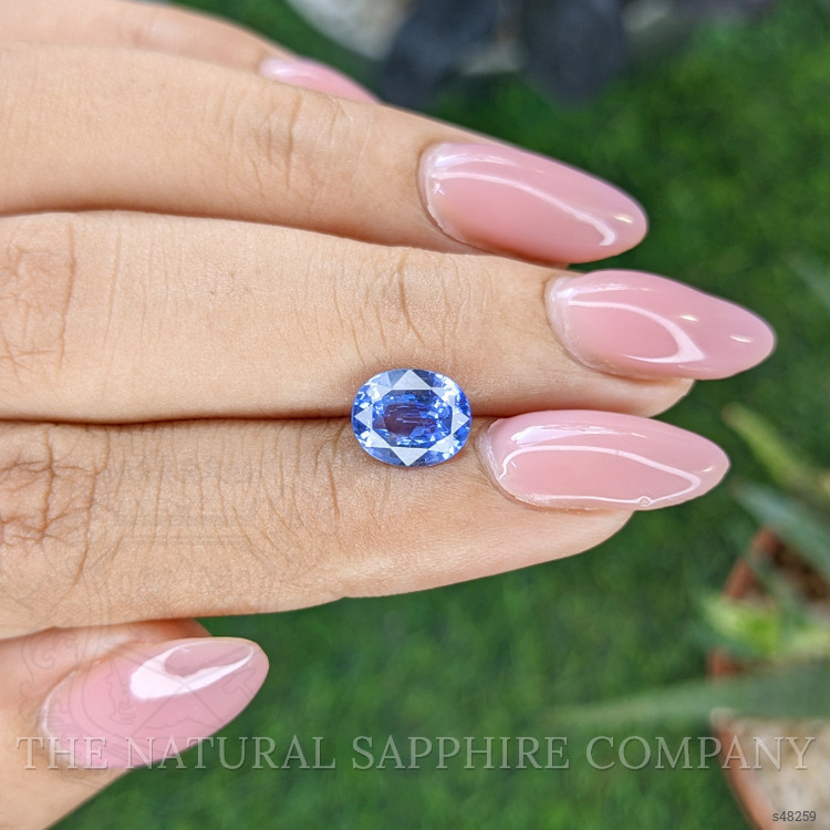 2.14 Ct. Blue Sapphire from Ceylon (Sri Lanka)