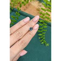 1.42 Ct. Bluish Green Sapphire from Montana Life Style